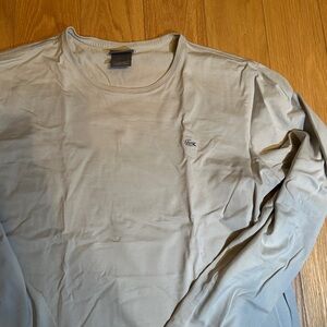 Lacoste Men's Light Beige Long Sleeve Tee